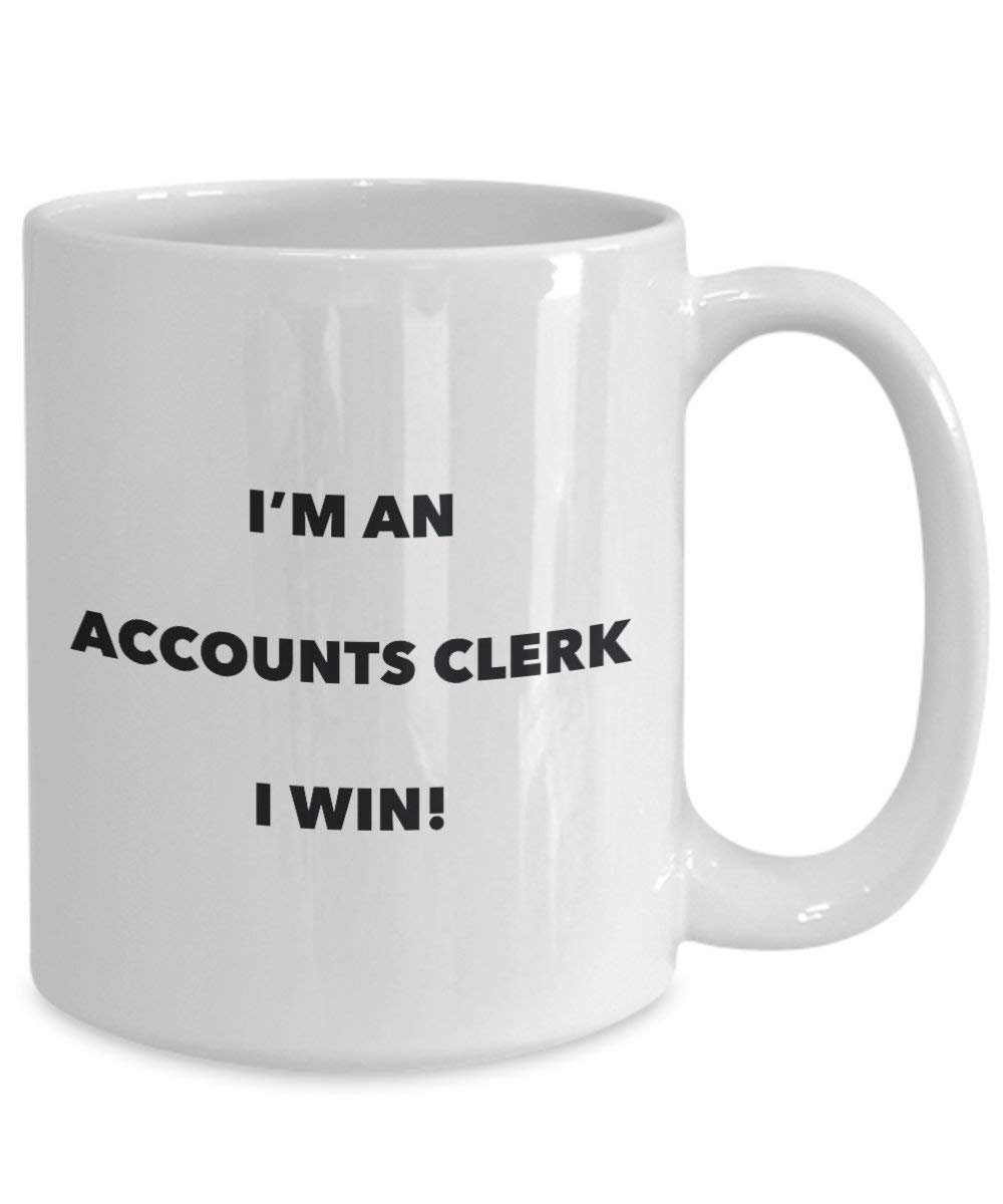 Buchhalter Tasse – Ich bin ein Buchhalter I Win. – Funny Kaffeetasse – Neuheit Geburtstag Weihnachten Gag Geschenke Idee