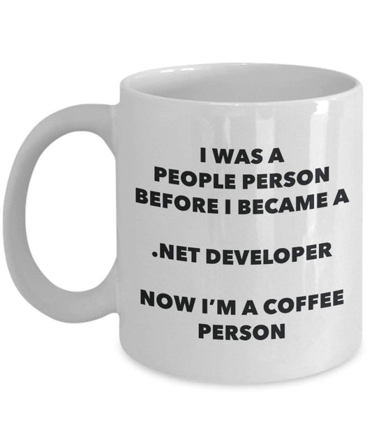.Net Developer Coffee Person Mug - Funny Tea Cocoa Cup - Birthday Christmas Coffee Lover Cute Gag Gifts Idea