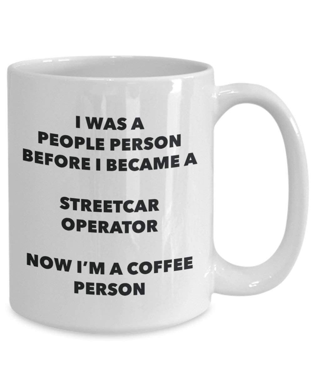 Streetcar Operator Coffee Person Mug - Funny Tea Cocoa Cup - Birthday Christmas Coffee Lover Cute Gag Gifts Idea