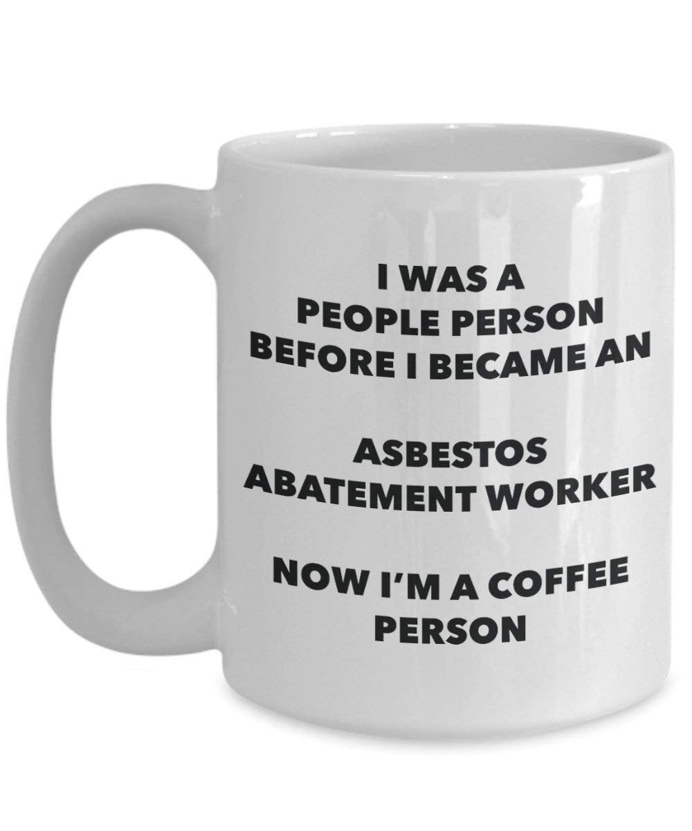 Asbest Rabatt Worker Kaffee Person Tasse – Funny Tee Kakao-Tasse – Geburtstag Weihnachten Kaffee Lover Cute Gag Geschenke Idee