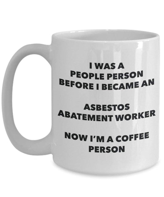 Asbest Rabatt Worker Kaffee Person Tasse – Funny Tee Kakao-Tasse – Geburtstag Weihnachten Kaffee Lover Cute Gag Geschenke Idee