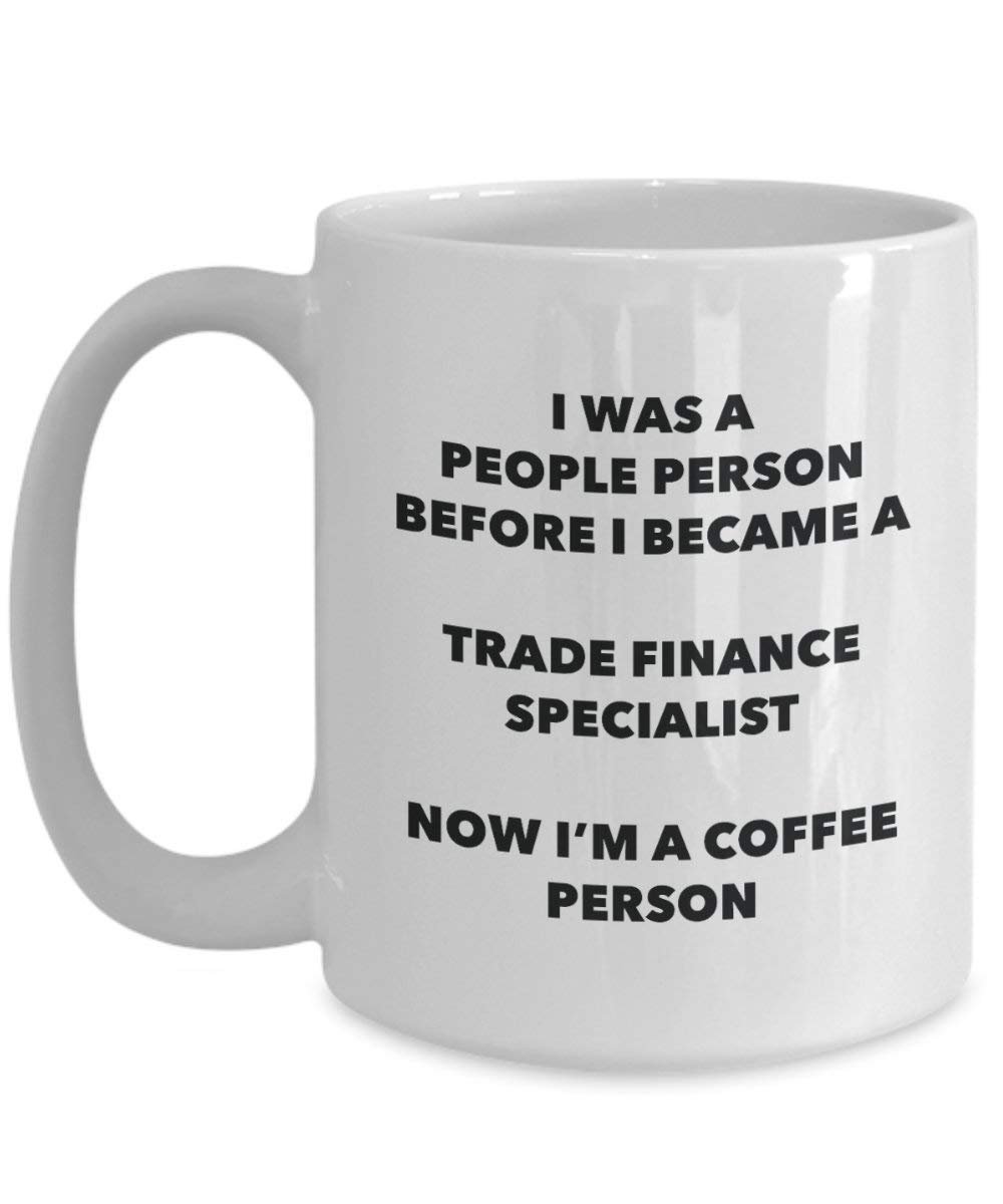 Trade Finance Specialist Café personne Mug – Funny Tasse à thé de cacao – Anniversaire de Noël amateur de café mignon Gag Gifts Idée 11oz blanc
