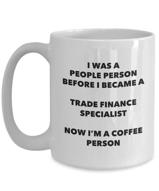 Trade Finance Specialist Café personne Mug – Funny Tasse à thé de cacao – Anniversaire de Noël amateur de café mignon Gag Gifts Idée 11oz blanc