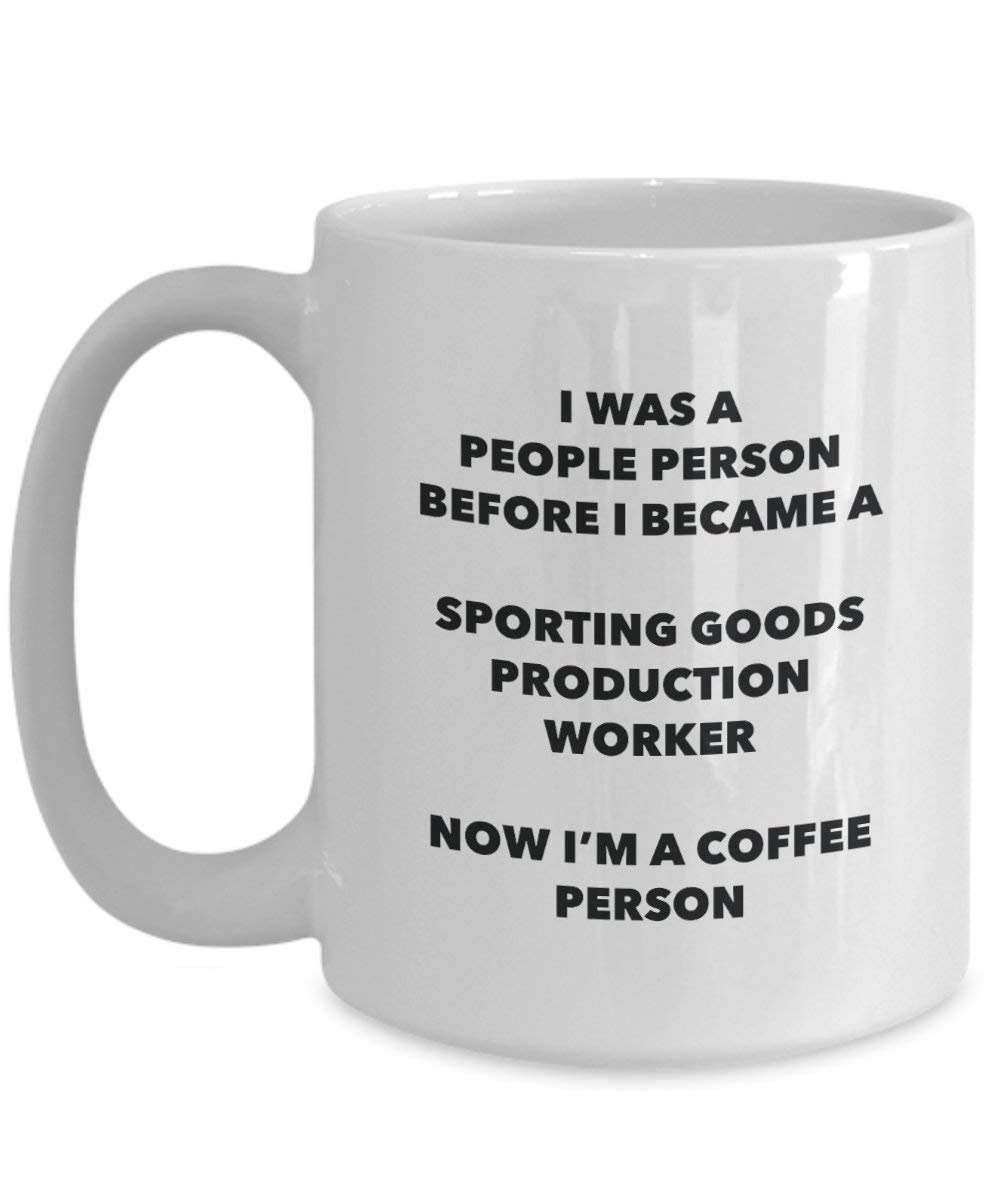 Sporting Goods Production Worker Coffee Person Mug - Funny Tea Cocoa Cup - Birthday Christmas Coffee Lover Cute Gag Gifts Idea