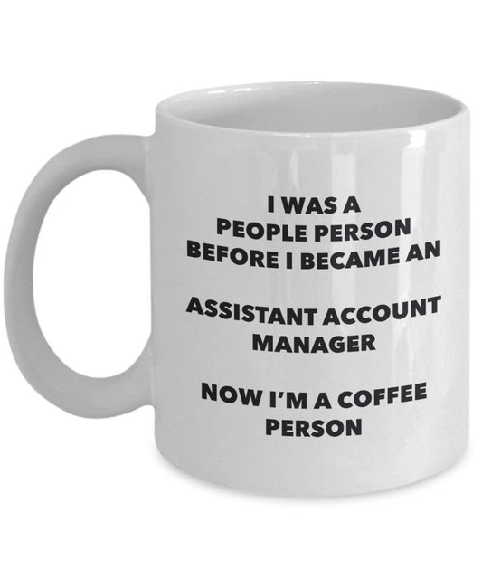 ASSISTANT Account Manager Kaffee Person Tasse – Funny Tee Kakao-Tasse – Geburtstag Weihnachten Kaffee Lover Cute Gag Geschenke Idee