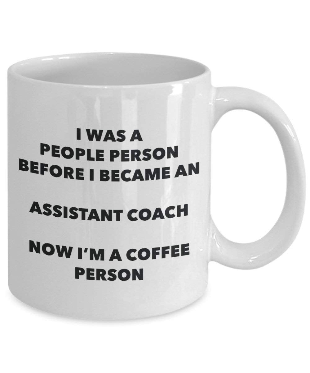 Assistant Coach Coffee Person Mug - Funny Tea Cocoa Cup - Birthday Christmas Coffee Lover Cute Gag Gifts Idea