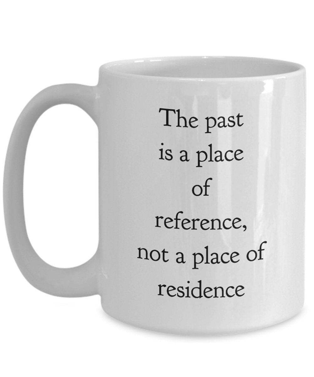 Funny Researcher Mug - The Past is a Place of reference, not a place of residence