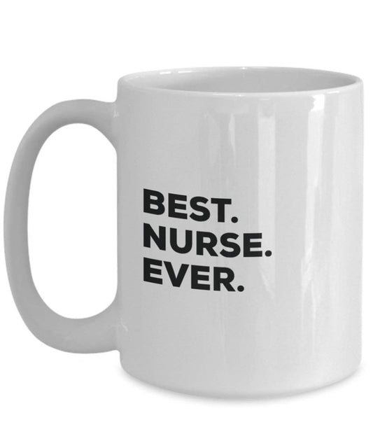 Best Nurse Ever Tasse – Funny Coffee Cup – Thank You Anerkennung für Weihnachten Geburtstag Urlaub Einzigartiges Geschenk Ideen