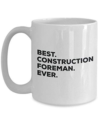 Best Konstruktion Schnurrbart, Ever Tasse, Funny Coffee Cup – Thank You Anerkennung für Weihnachten Geburtstag Urlaub Einzigartiges Geschenk Ideen