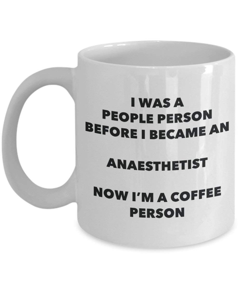 Anaesthetist Coffee Person Mug - Funny Tea Cocoa Cup - Birthday Christmas Coffee Lover Cute Gag Gifts Idea