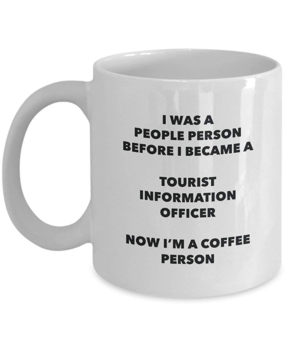 Tourist Information Officer Kaffee Person Tasse – Funny Tee Kakao-Tasse – Geburtstag Weihnachten Kaffee Lover Cute Gag Geschenke Idee
