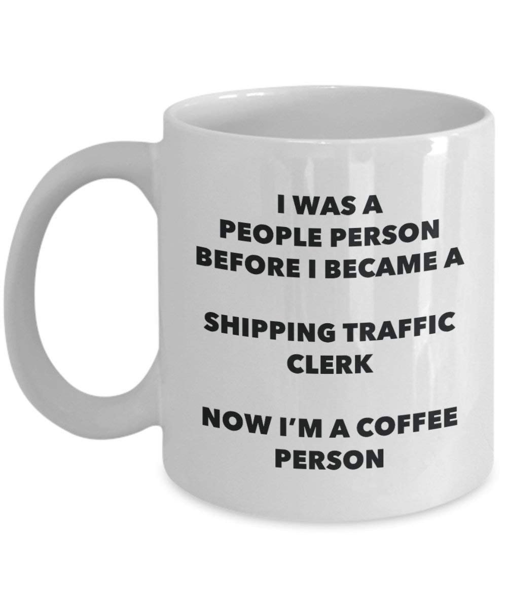 Versand Traffic Clerk Kaffee Person Tasse – Funny Tee Kakao-Tasse – Geburtstag Weihnachten Kaffee Lover Cute Gag Geschenke Idee