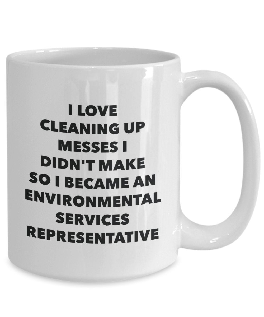 I Became an Environmental Services Representative Mug -Funny Tea Hot Cocoa Coffee Cup - Novelty Birthday Christmas Anniversary Gag Gifts Idea