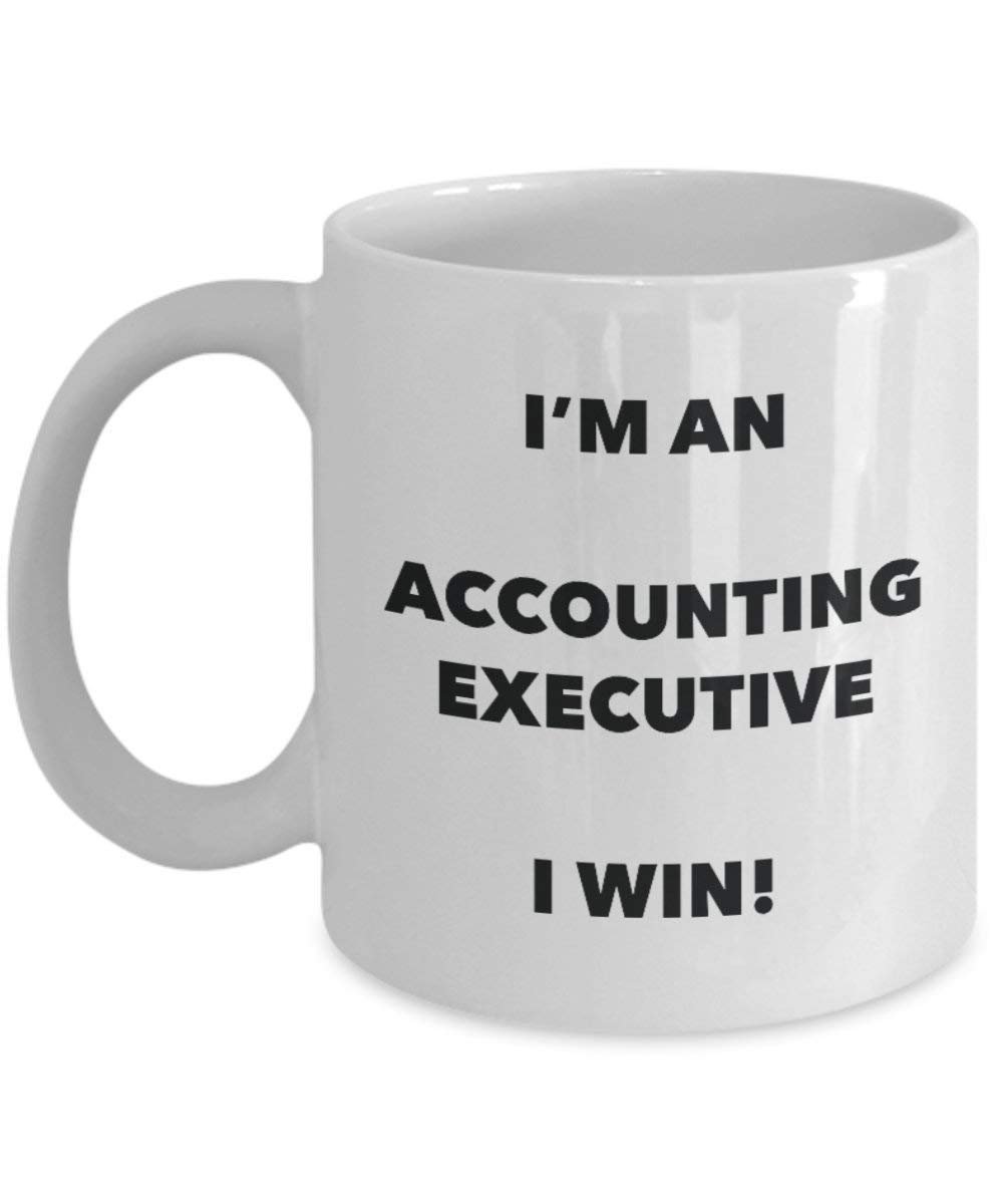 ACCOUNTING Executive Tasse – Ich bin ein Accounting Executive I Win. – Funny Kaffeetasse – Neuheit Geburtstag Weihnachten Gag Geschenke Idee
