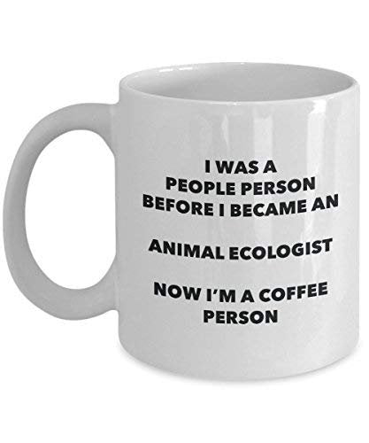 Animal Ecologist personne à café Mug Tasse à thé de cacao – rigolo – Anniversaire de Noël amateur de café mignon Gag Gifts Idée 15oz blanc