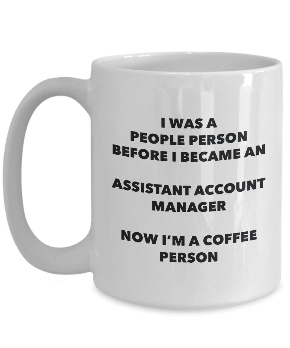 ASSISTANT Account Manager Kaffee Person Tasse – Funny Tee Kakao-Tasse – Geburtstag Weihnachten Kaffee Lover Cute Gag Geschenke Idee