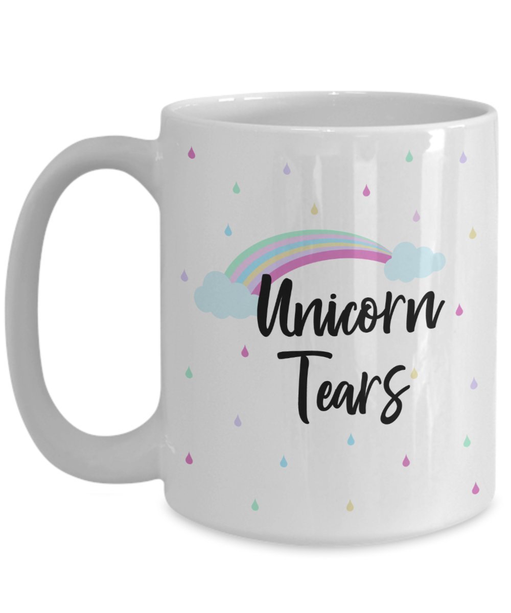 Tasse mit Einhorntränenmotiv, lustig, für Tee/Kakao / Kaffee