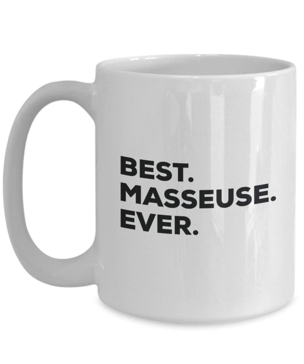 Best Masseuse Ever Mug - Funny Coffee Cup -Thank You Appreciation For Christmas Birthday Holiday Unique Gift Ideas
