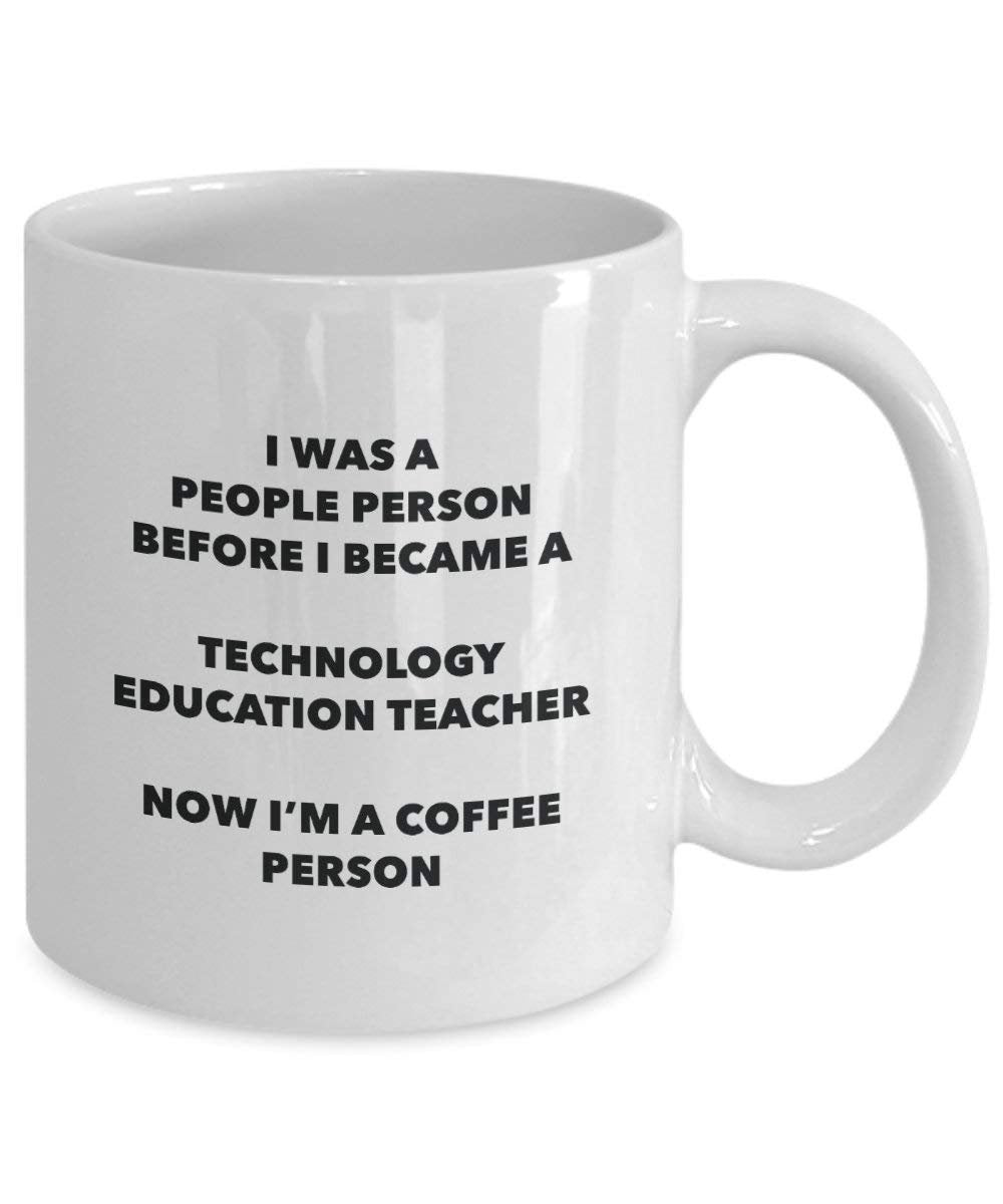 Tecnologia Education Teacher cacao persona – Tazza da tè caffè tazza – Birthday Christmas Coffee Lover cute GAG regalo idea 11oz Infradito colorati estivi, con finte perline