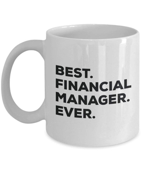 Best Finanzielle Manager Ever Tasse – Funny Coffee Cup – Thank You Anerkennung für Weihnachten Geburtstag Urlaub Einzigartiges Geschenk Ideen