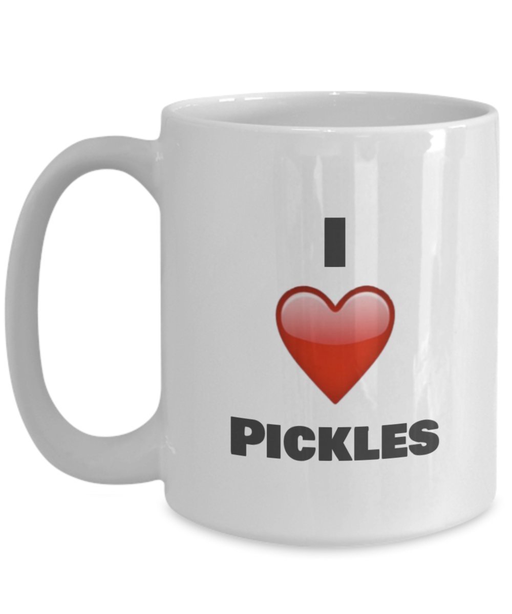 I Love Pickles Coffee mug -pickle gifts