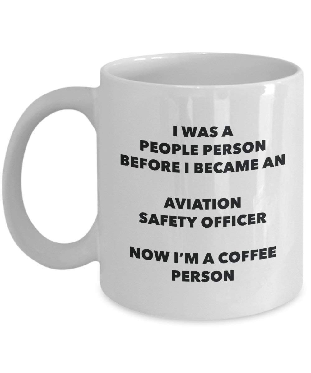 Aviation Safety Officer Coffee Person Mug - Funny Tea Cocoa Cup - Birthday Christmas Coffee Lover Cute Gag Gifts Idea