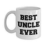 Funny Gifts For Uncle - Best Uncle Ever - Uncle Coffee Mug - Unique Gifts Idea - 11 oz Ceramic Mug