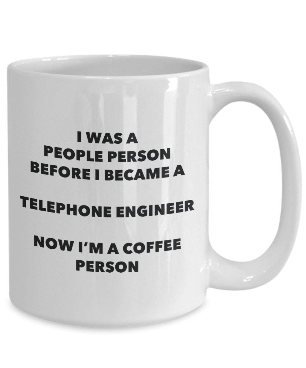 Telephone Engineer Coffee Person Mug - Funny Tea Cocoa Cup - Birthday Christmas Coffee Lover Cute Gag Gifts Idea