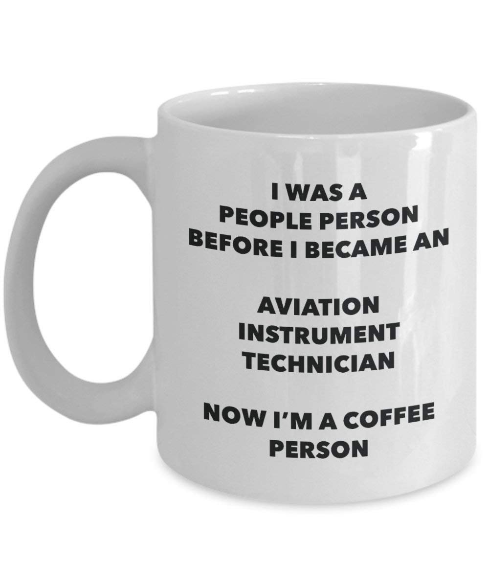 Aviation Instrument Techniker Kaffee Person Tasse – Funny Tee Kakao-Tasse – Geburtstag Weihnachten Kaffee Lover Cute Gag Geschenke Idee