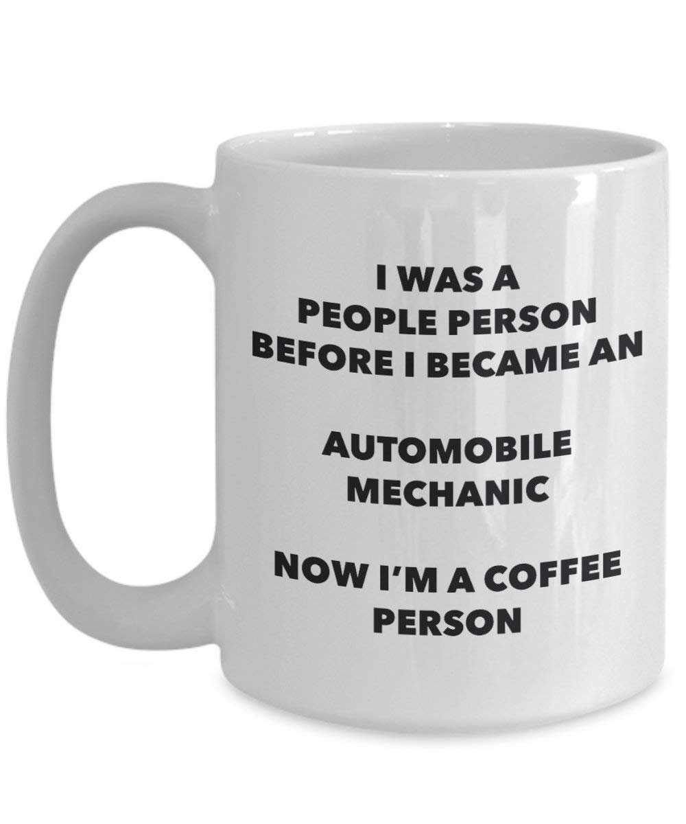 Automobile Mechanic Coffee Person Mug - Funny Tea Cocoa Cup - Birthday Christmas Coffee Lover Cute Gag Gifts Idea