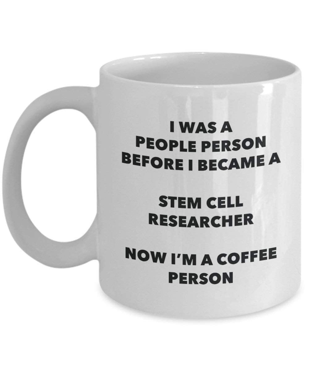 Stem Cell Forscher Kaffee Person Tasse – Funny Tee Kakao-Tasse – Geburtstag Weihnachten Kaffee Lover Cute Gag Geschenke Idee 11oz weiß
