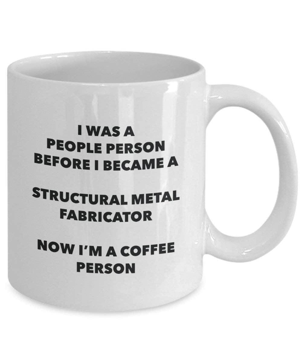 Structural Métal Fabricator personne à café Mug Tasse à thé de cacao – rigolo – Anniversaire de Noël amateur de café mignon Gag Gifts Idée 15oz blanc