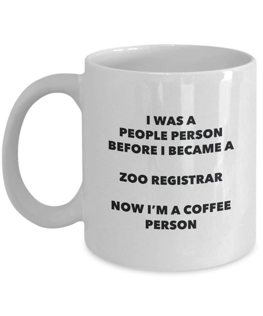 Zoo Registrar Kaffee Person Tasse – Funny Tee Kakao-Tasse – Geburtstag Weihnachten Kaffee Lover Cute Gag Geschenke Idee