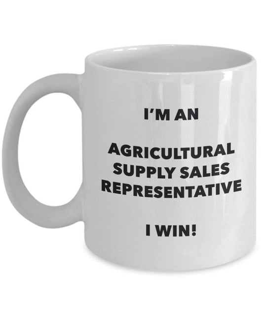 agricole d'ingénieur Commercial Mug – Je suis un agricole d'ingénieur Commercial I Win. – Funny Tasse à café – Fantaisie anniversaire Idée de Gag cadeaux de Noël 11oz blanc