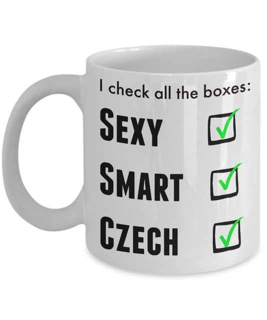 Funny Czech Pride Coffee Mug For Men or Women - I Am Proud Novelty Love Cup