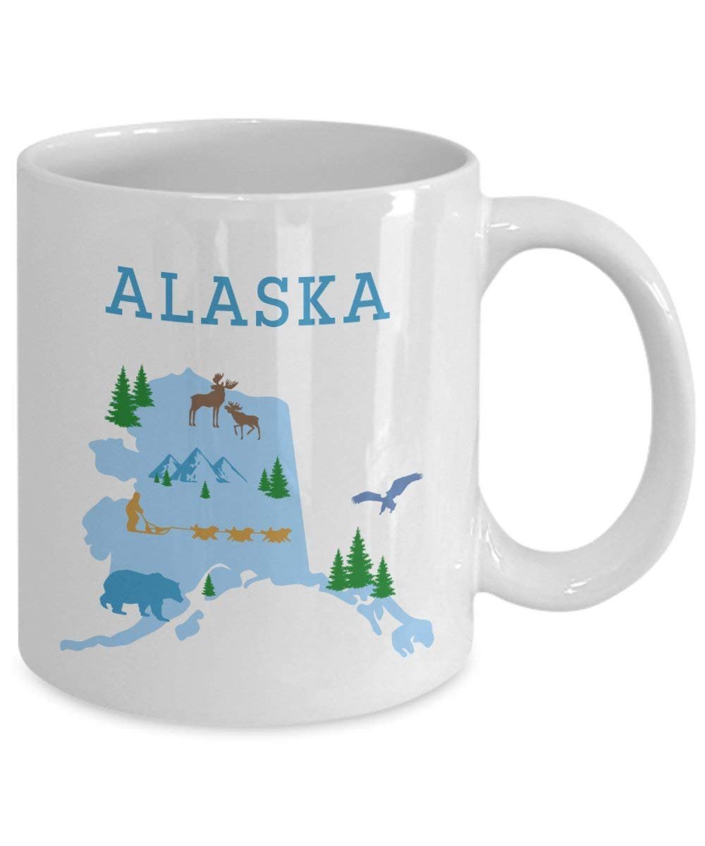 Alaska Tasse – Funny Tee Hot Cocoa Kaffeetasse – Neuheit Geburtstag Weihnachten Jahrestag Gag Geschenke Idee
