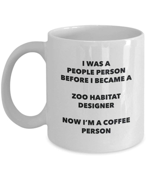 Zoo Habitat Designer Coffee Person Mug - Funny Tea Cocoa Cup - Birthday Christmas Coffee Lover Cute Gag Gifts Idea
