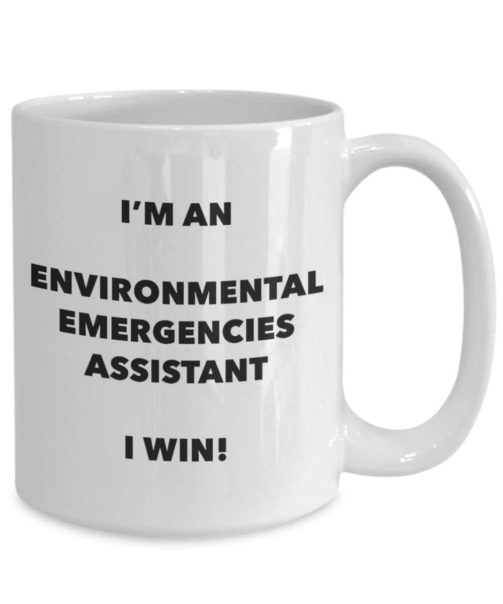 I 'm ein Umwelt-Notfälle Assistant Tasse I Win – Funny Kaffee Tasse – Geburtstag Weihnachten Geschenke Idee