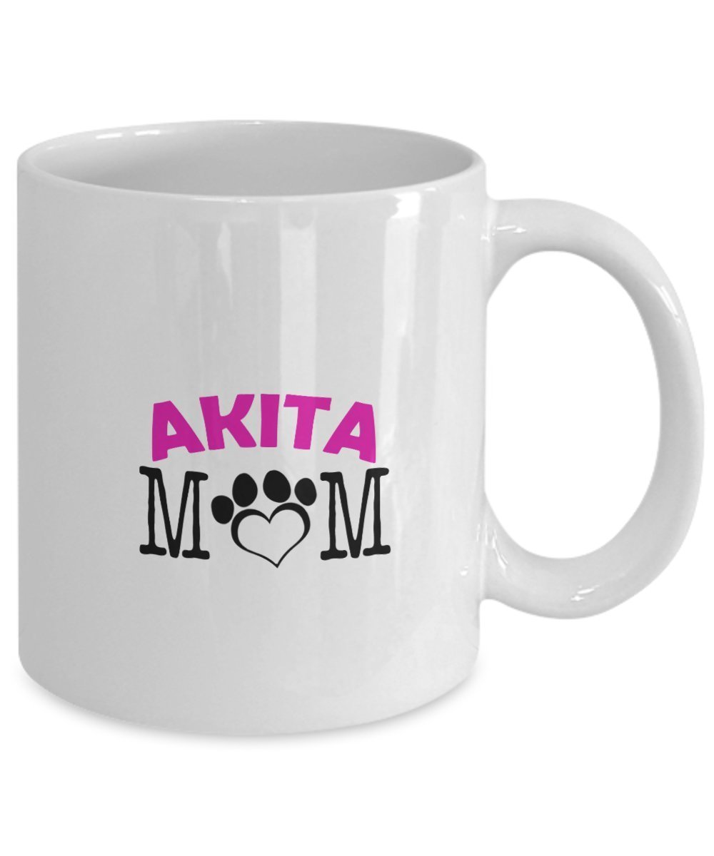 Funny Akita Couple Mug - Akita Dad - Akita Mom - Akita Lover Gifts - Unique Ceramic Gifts Idea (Dad & Mom)