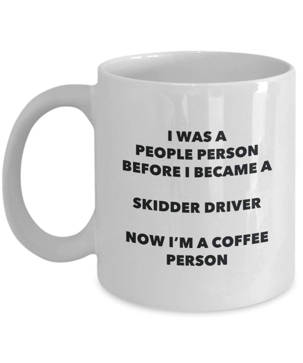Débusqueur pilote personne à café Mug Tasse à thé de cacao – rigolo – Anniversaire de Noël amateur de café mignon Gag Gifts Idée 11oz blanc
