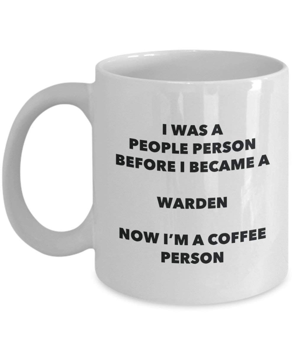 Warden Coffee Person Mug - Funny Tea Cocoa Cup - Birthday Christmas Coffee Lover Cute Gag Gifts Idea