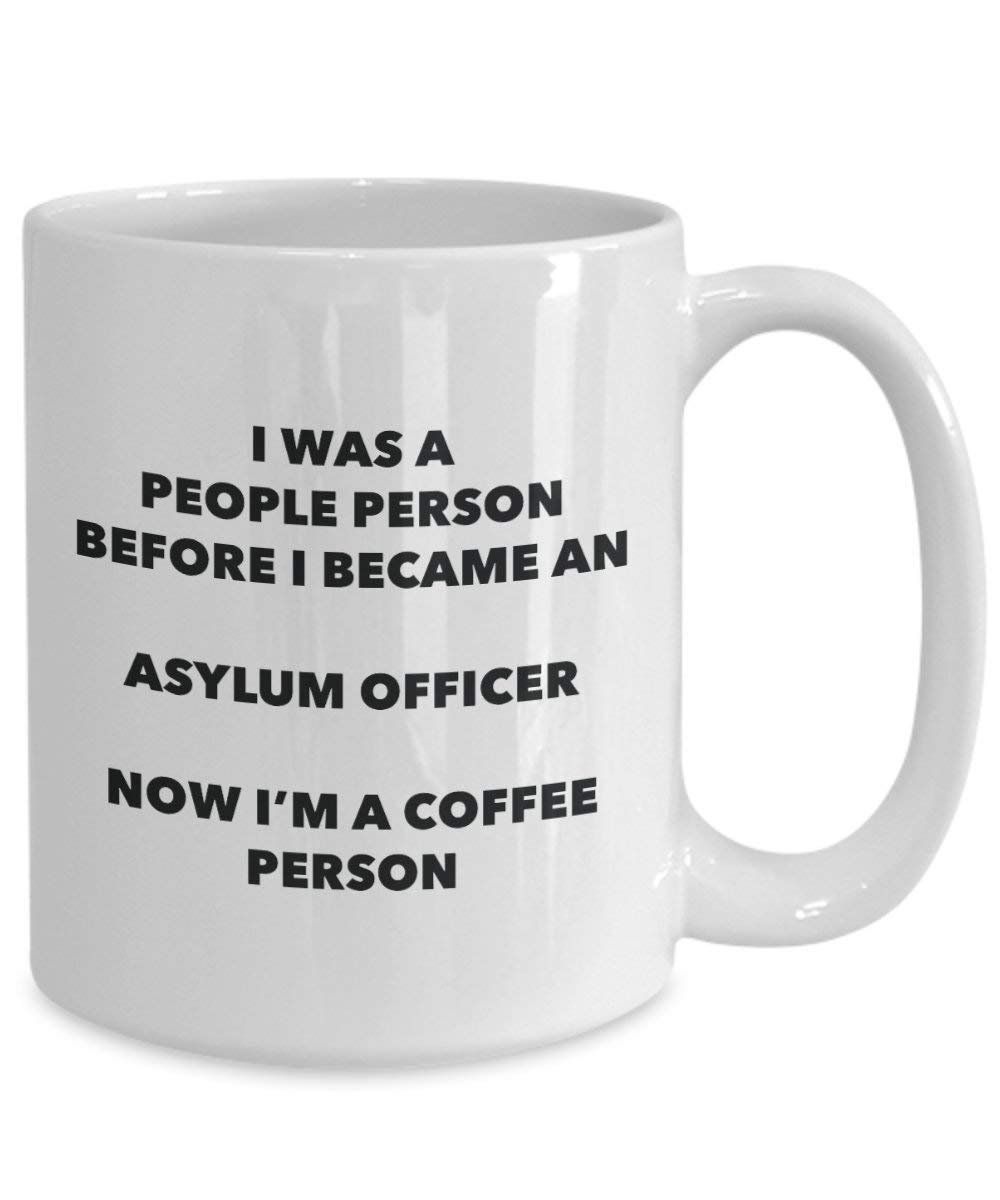 Asylum Officer Kaffee Person Tasse – Funny Tee Kakao-Tasse – Geburtstag Weihnachten Kaffee Lover Cute Gag Geschenke Idee