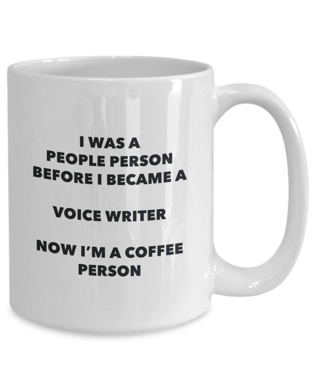 Voice Writer Coffee Person Mug - Funny Tea Cocoa Cup - Birthday Christmas Coffee Lover Cute Gag Gifts Idea