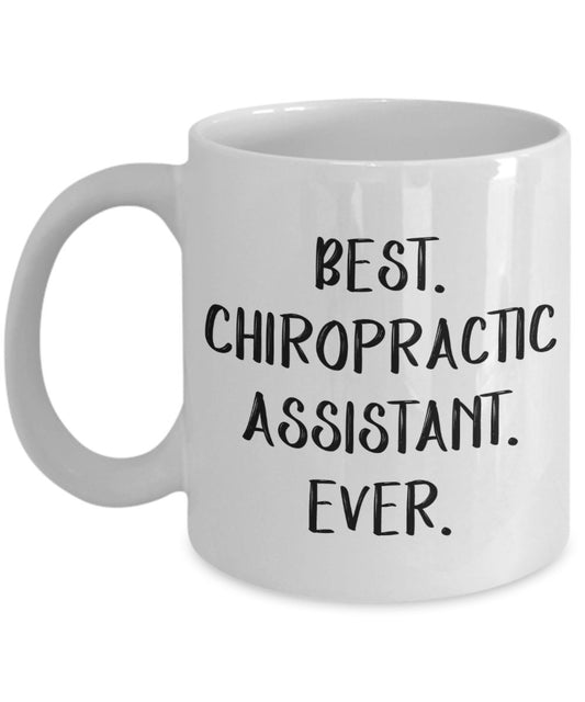 Chiropraktische Assistenten-Geschenke – Best Chiropractic Assistent Ever Tasse – Lustige Tee-Tasse – Neuheit Geburtstag Weihnachten Gag Geschenk Idee
