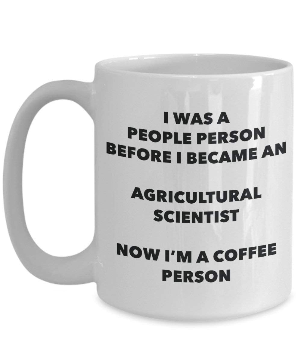 agricole Scientifique personne à café Mug Tasse à thé de cacao – rigolo – Anniversaire de Noël amateur de café mignon Gag Gifts Idée 15oz blanc