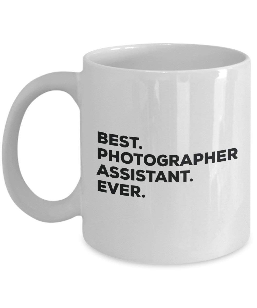 Best Fotografen Assistant Ever Tasse – Funny Coffee Cup – Thank You Anerkennung für Weihnachten Geburtstag Urlaub Einzigartiges Geschenk Ideen 15oz weiß