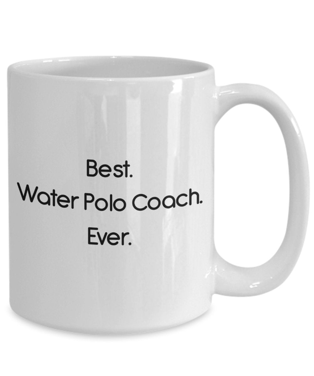 Tasse mit Wasser-Polo-Coach-Motiv, lustige Teetasse, Kaffeetasse – Neuheit Geburtstag Weihnachten Jahrestag Gag Geschenkidee