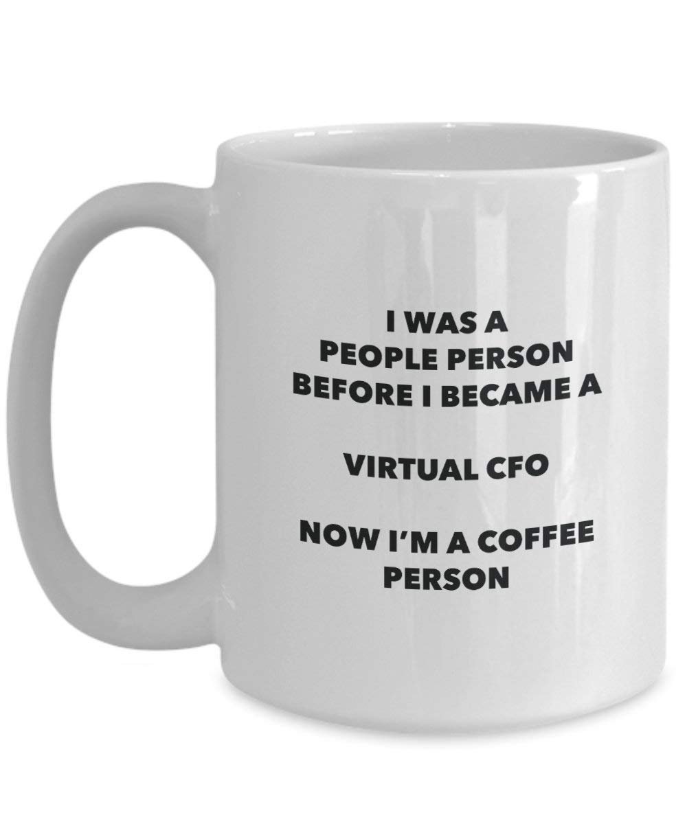 Virtual Cfo Coffee Person Mug - Funny Tea Cocoa Cup - Birthday Christmas Coffee Lover Cute Gag Gifts Idea
