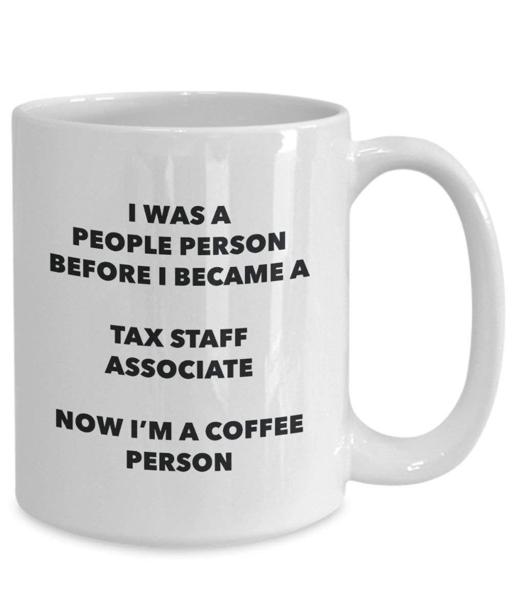Tax Staff Associate Coffee Person Mug - Funny Tea Cocoa Cup - Birthday Christmas Coffee Lover Cute Gag Gifts Idea
