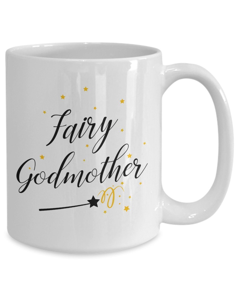 Gute Fee Tasse – Funny Tee Hot Cocoa Kaffeetasse – Neuheit Geburtstag Geschenkidee 11oz weiß